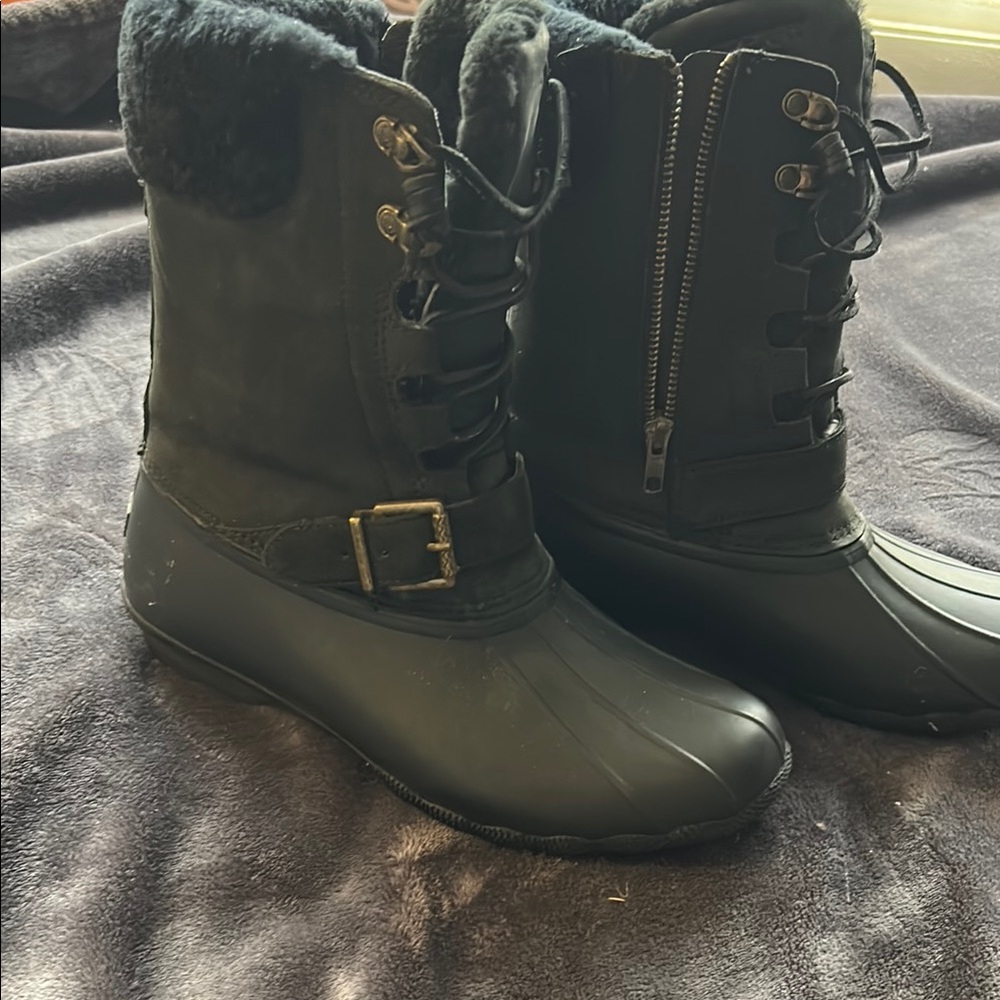 Sperry Black Winter & Rain Boots
